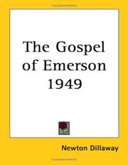 Cover of: The Gospel of Emerson 1949