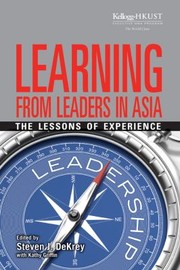 Cover of: Learning From Leaders In Asia The Lessons Of Experience