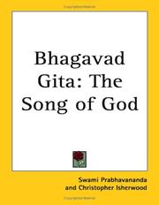 Cover of: Bhagavad Gita: The Song of God