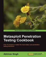 Cover of: Metasploit Penetration Testing Cookbook by 