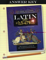 Cover of: Latin for Children Primer B Answer Key
            
                Latin for Childred by 
