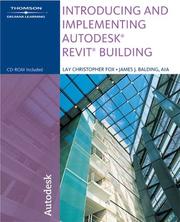 Cover of: Introducing and implementing Autodesk Revit building