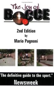 Cover of: The Joy of Bocce by Mario Pagnoni