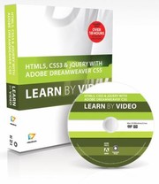 Cover of: Html5 Css3 And Jquery With Adobe Dreamweaver Cs55