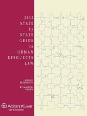 Cover of: State By State Guide To Human Resources Law 2012