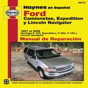 Cover of: Ford Camionetas Expedition y Lincoln Navigator Manual de Reparacion
            
                Haynes Manuals by 