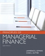 Cover of: Principles of Managerial Finance With Access Code