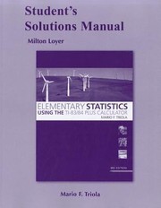 Cover of: Elementary Statistics Using The Ti8384 Plus Calculator