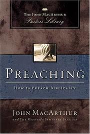 Cover of: Preaching | John MacArthur