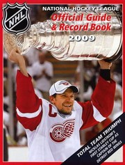 Cover of: The National Hockey League Official Guide Record Book 2009 by 