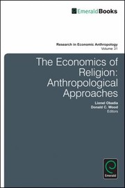 Cover of: The Economics Of Religion Anthropological Approaches