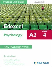 Cover of: Edexcel A2 Psychology