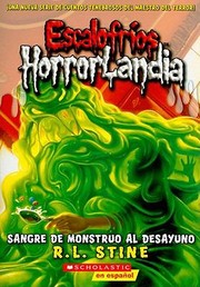Cover of: Sangre De Monstruo Al Desayuno by 