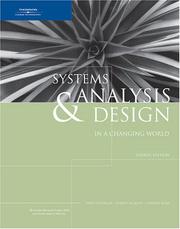 Cover of: Systems Analysis & Design in a Changing World