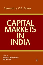 Capital Markets In India by C. B. Bhave