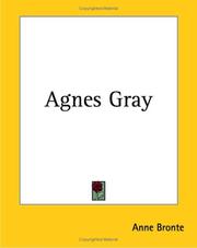 Cover of: Agnes Gray by Anne Brontë