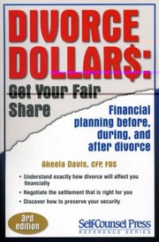 Cover of: Divorce Dollars Get Your Fair Share
            
                SelfCounsel Reference by 
