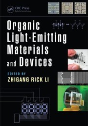 Cover of: Organic Lightemitting Materials And Devices by Zhingang Rick Li