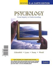 Cover of: Psychology
            
                Books a la Carte