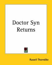 Cover of: Doctor Syn Returns | Russell Thorndike