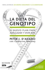 Cover of: La Dieta Del Genotipo