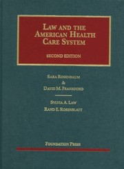 Cover of: Law And The American Health Care System