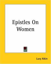 Cover of: Epistles On Women by Lucy Aikin