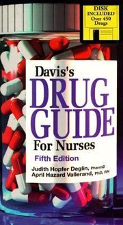 Cover of: Daviss Drug Guide For Nurses