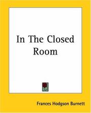 Cover of: In The Closed Room by Frances Hodgson Burnett