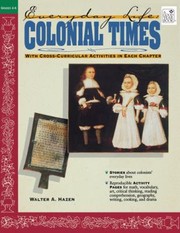 Cover of: Everyday Life Colonial Times by 