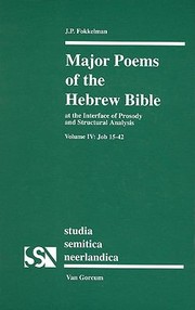 Cover of: Major Poems Of The Hebrew Bible At The Interface Of Hermeneutics And Structural Analysis