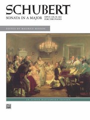 Cover of: Sonata In A Major Opus 120 D 664 For The Piano by 
