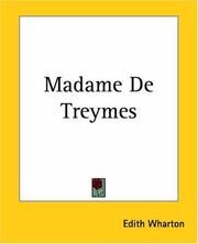 Cover of: Madame De Treymes by Edith Wharton