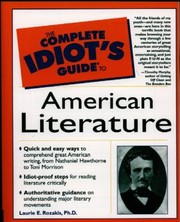 Cover of: The Complete Idiots Guide To American Literature by 