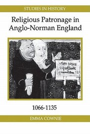 Cover of: Religious Patronage In Anglonorman England 10661135