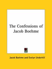 Cover of: The Confessions of Jacob Boehme