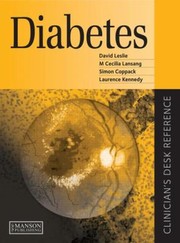 Cover of: Diabetes Clinicans Desk Reference by 
