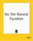 Cover of: On The Natural Faculties