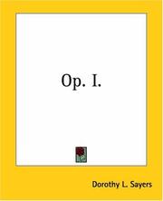 Cover of: Op. I.