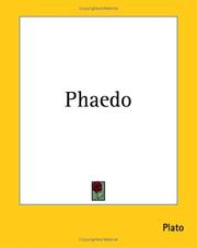 Cover of: Phaedo by Πλάτων