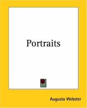 Cover of: Portraits by Augusta Webster