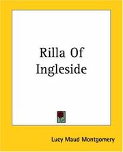 Cover of: Rilla Of Ingleside by Lucy Maud Montgomery