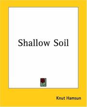 Cover of: Shallow Soil by Knut Hamsun