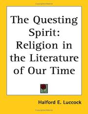 Cover of: The Questing Spirit by Halford E. Luccock