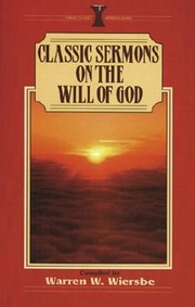 Cover of: Classic Sermons on the Will of God
