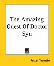 The amazing quest of Doctor Syn by Russell Thorndike