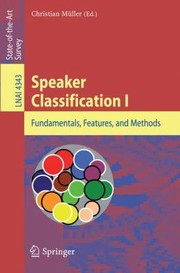 Cover of: Speaker Classification