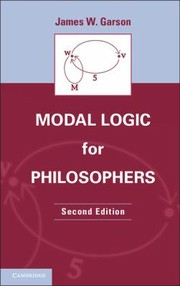 Cover of Modal Logic For Philosophers by James W. Garson