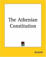 Cover of: The Athenian Constitution by 