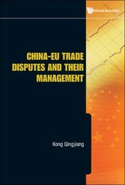 Cover of: Chinaeu Trade Disputes And Their Management